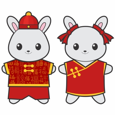 Easy Chinese Costumes for Buddies Paper Dolls