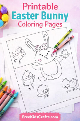 Printable Easter Bunny Coloring Pages