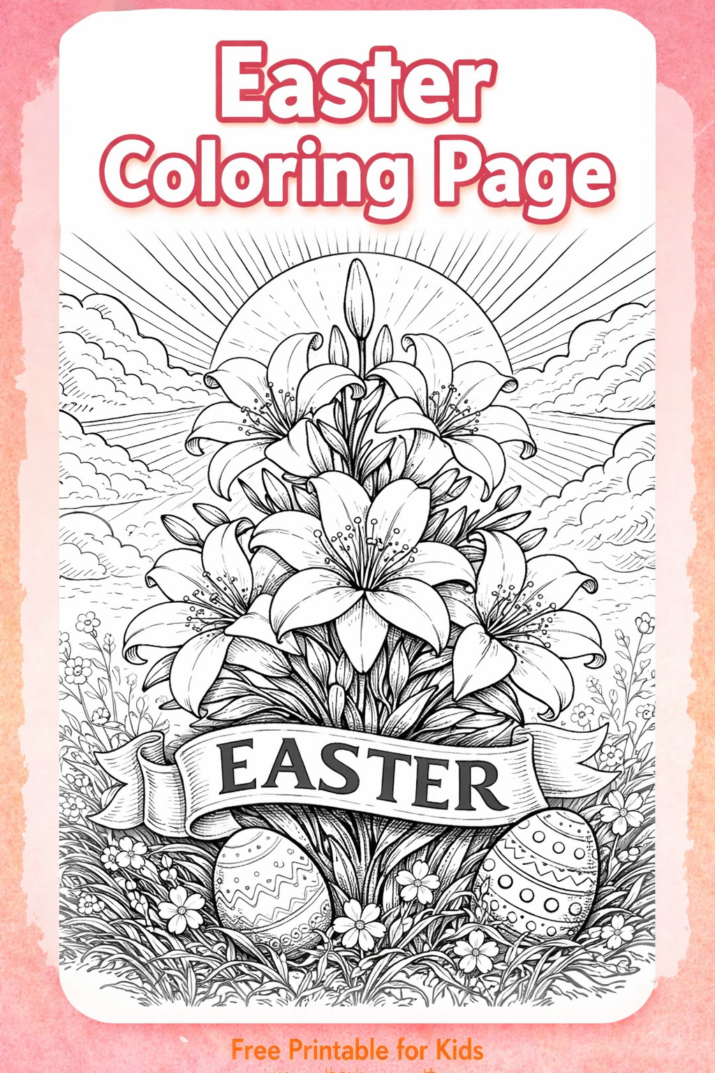 Easter Coloring Page