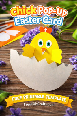 Chick Pop-Up Card Craft