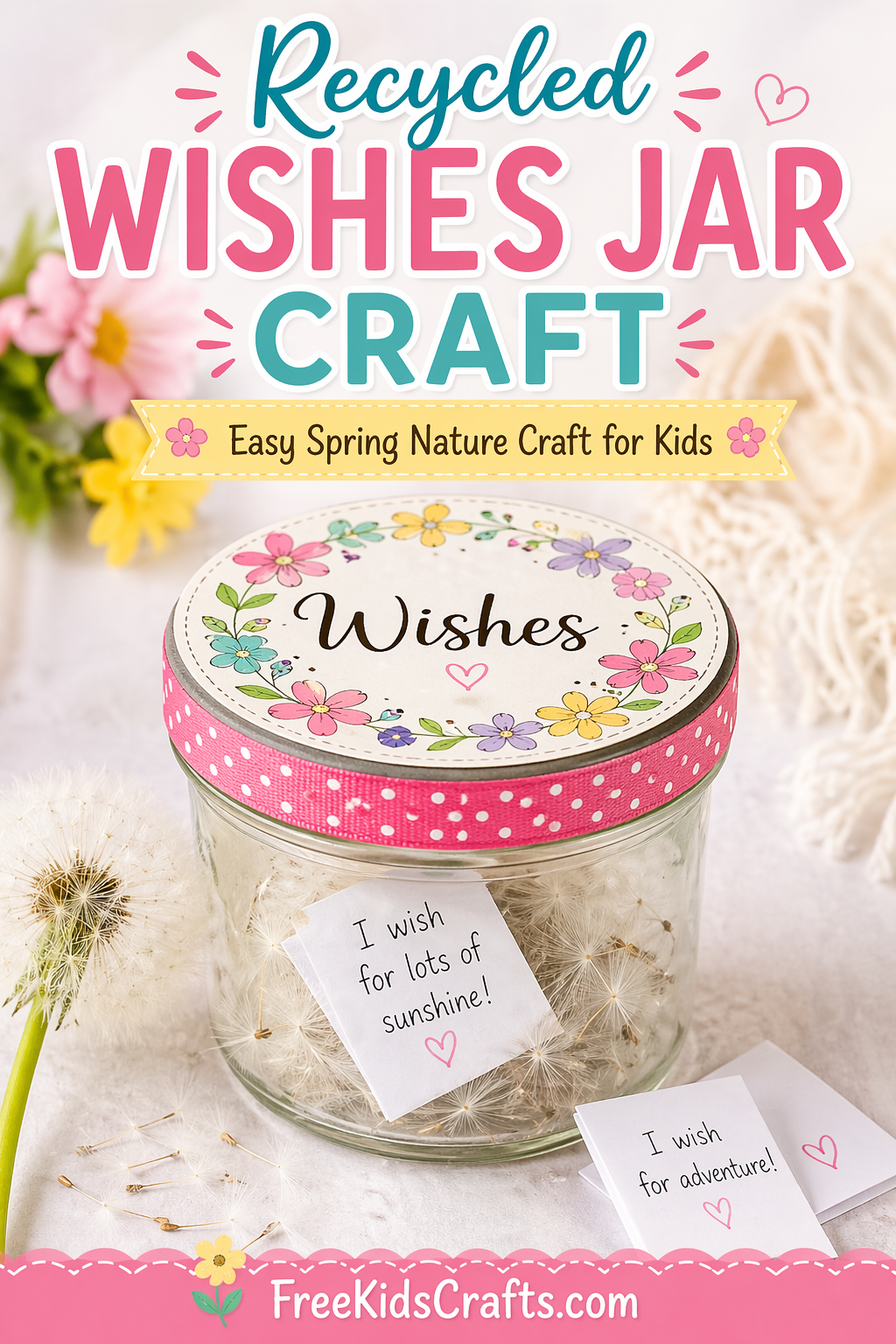 Recycled Wishes Jar Craft