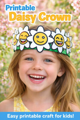 Printable Daisy Crown