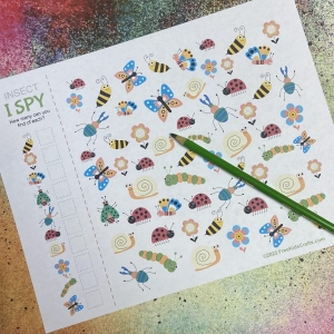 I Spy Insects game for young children