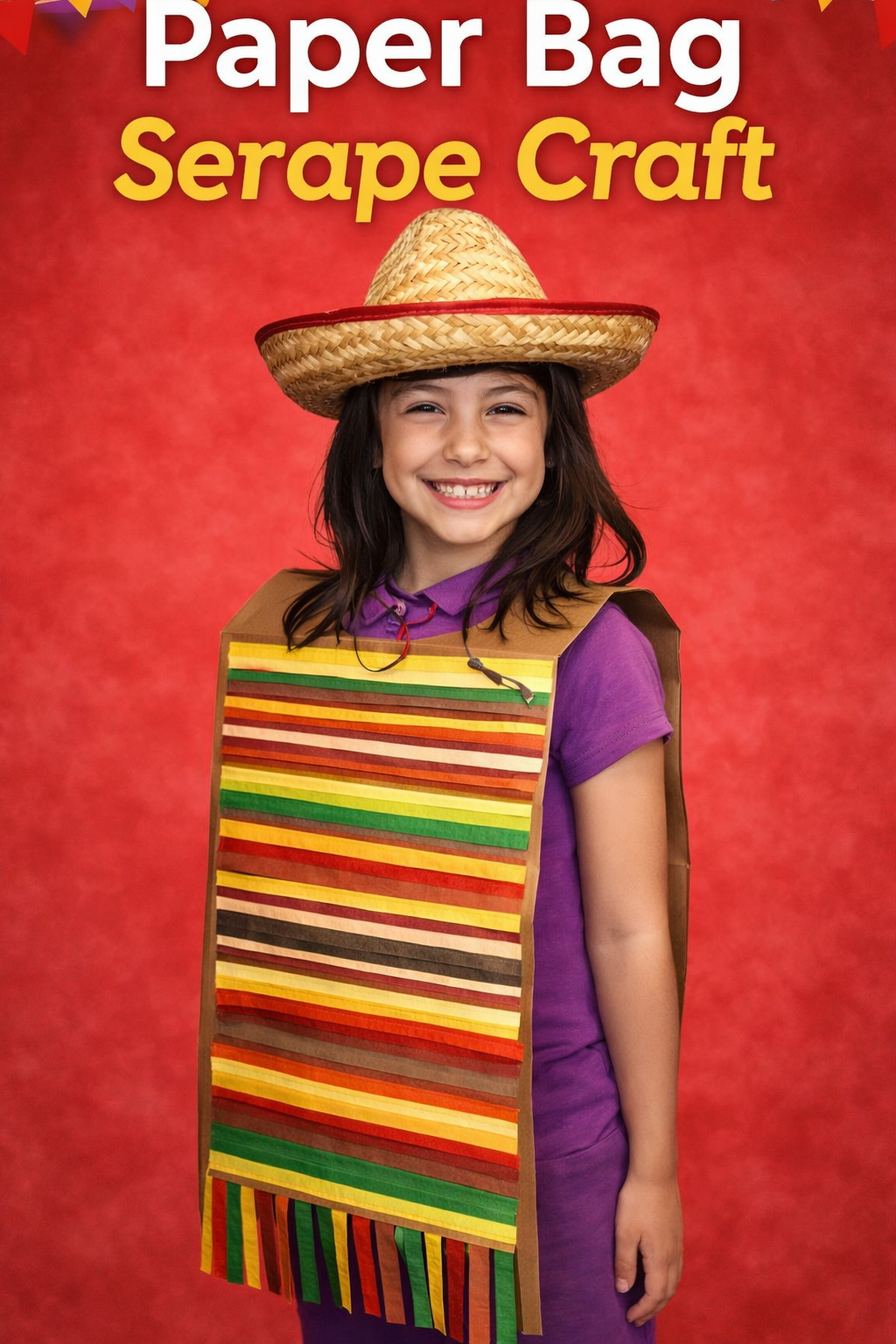 Paper Bag Serape Craft