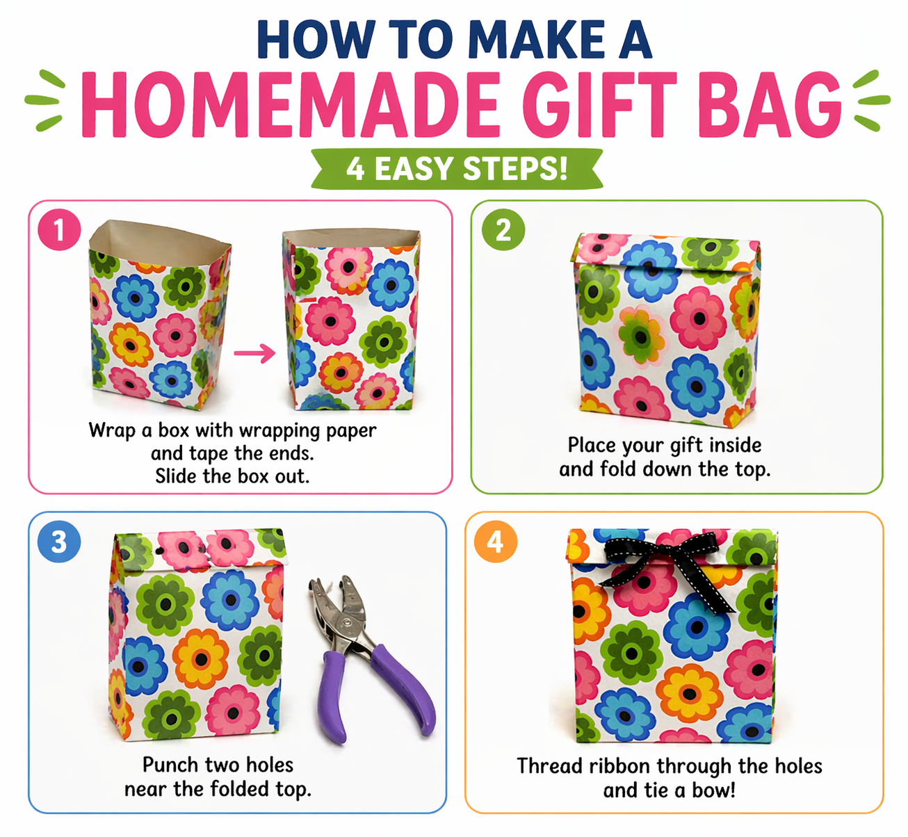 How to make a homemade gift bag

