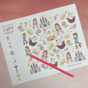 Printable I Spy Fairy Tale activity