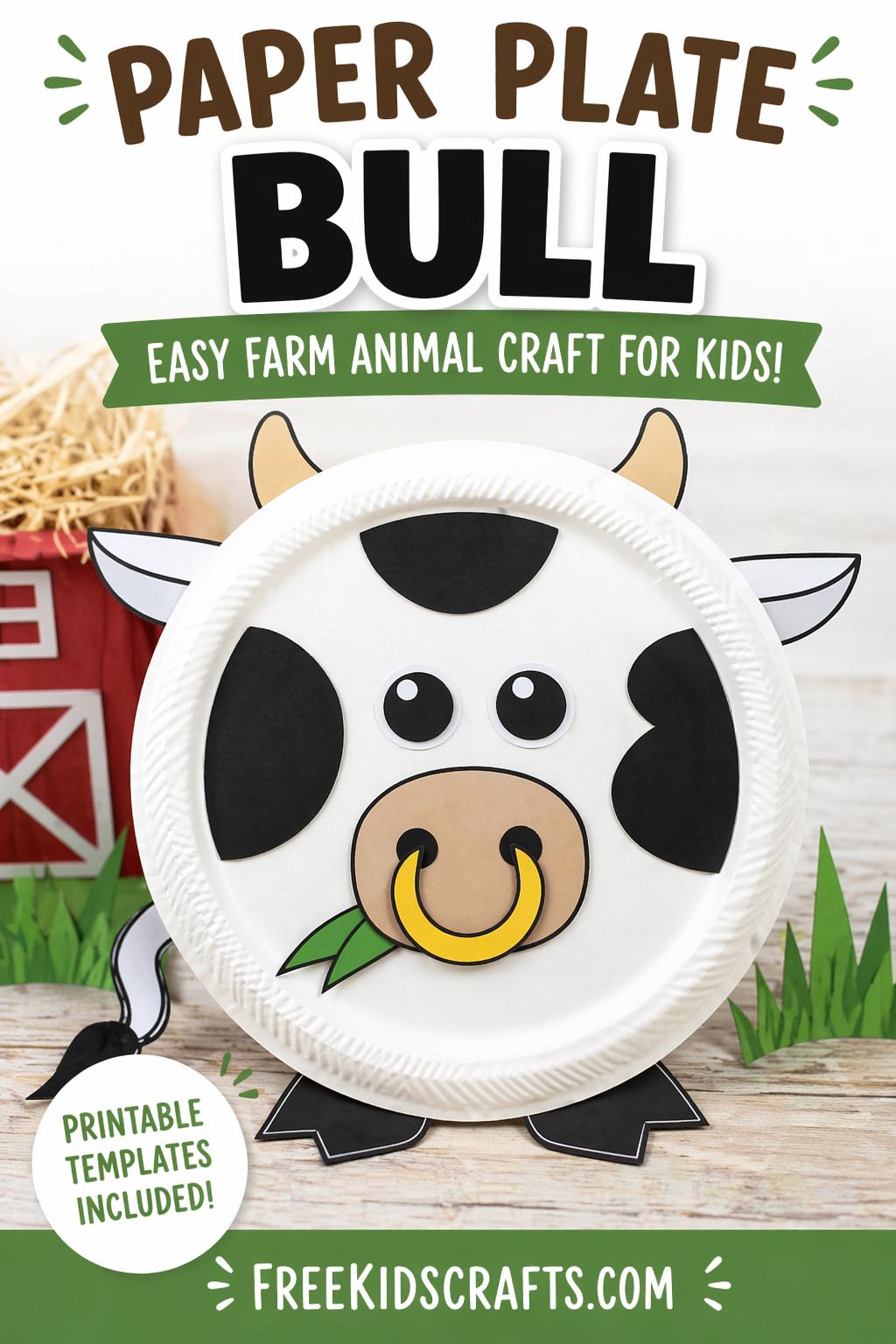 Paper Plate Bull