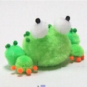 Inexpensive Pom Pom frog.