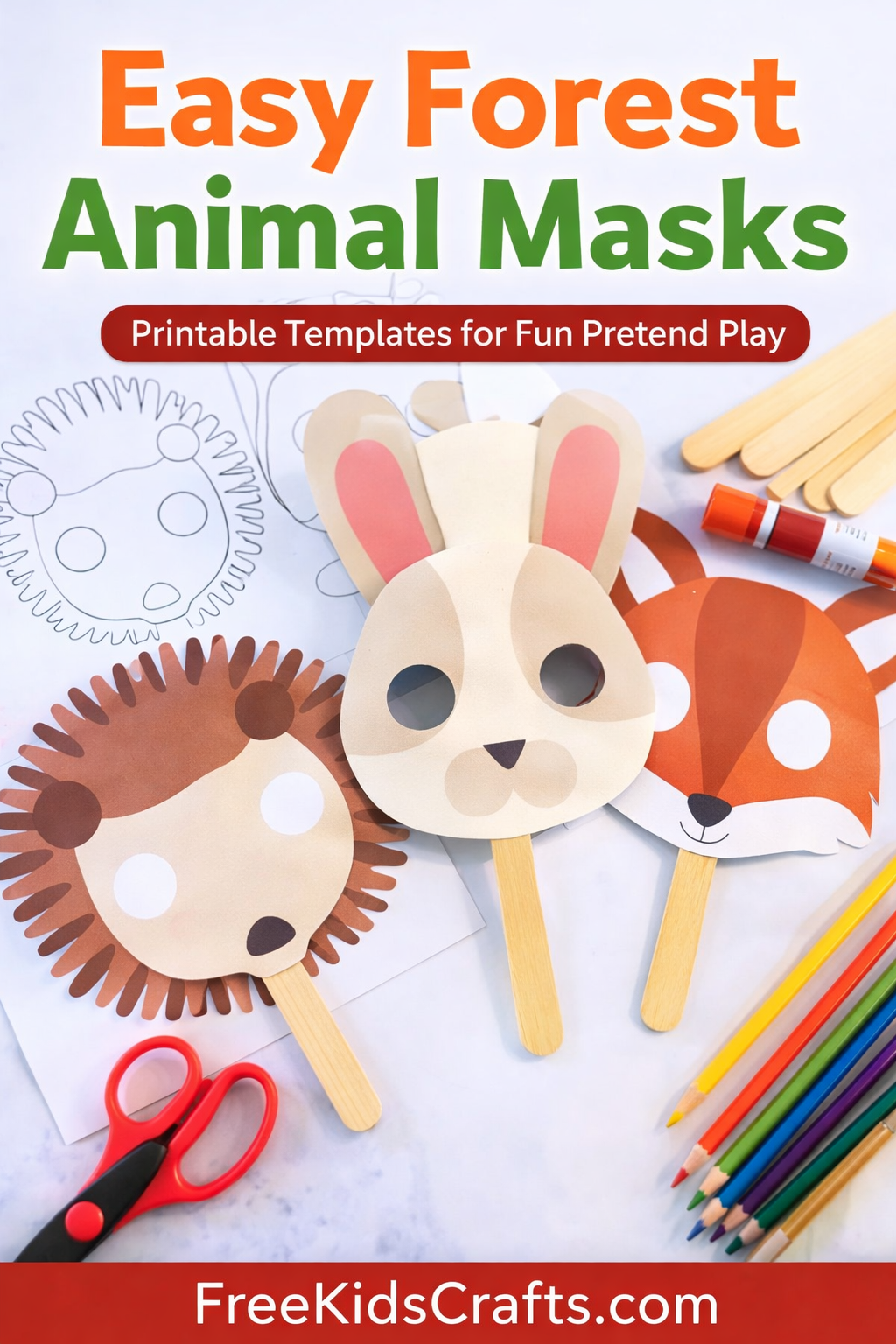 Easy Forest Animal Masks