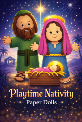 Playtime Nativity Paper Dolls