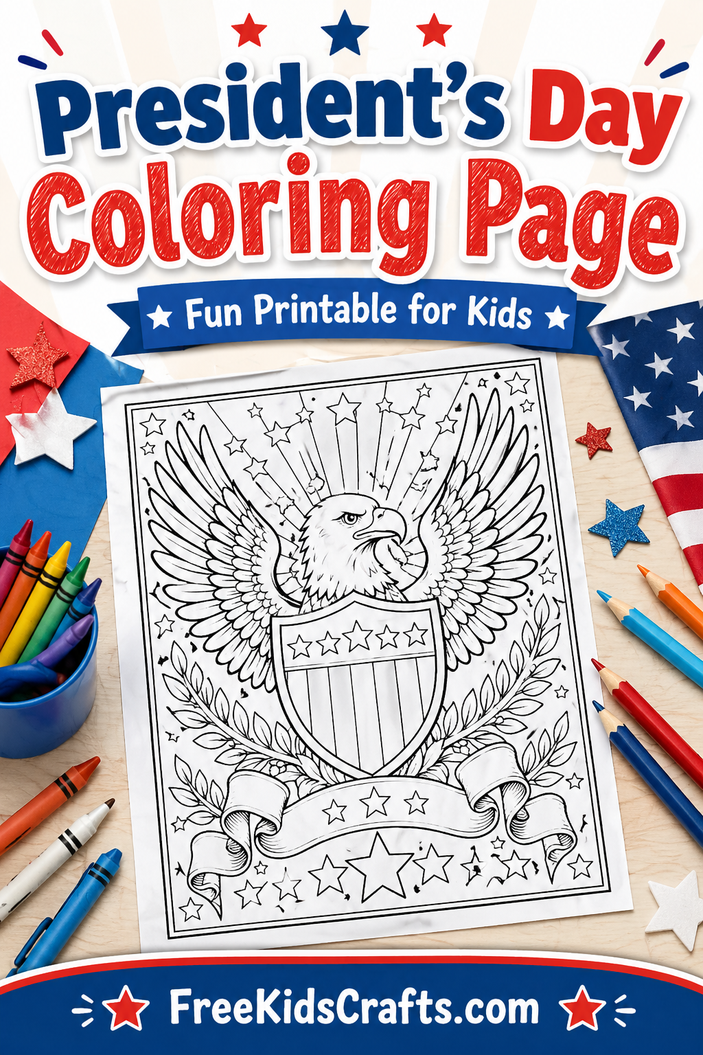 President’s Day Coloring Page