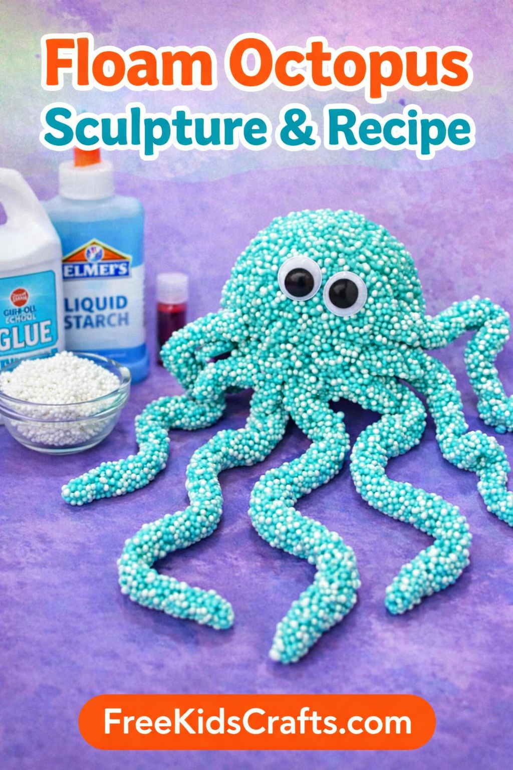 Floam Octopus Sculpture & Recipe