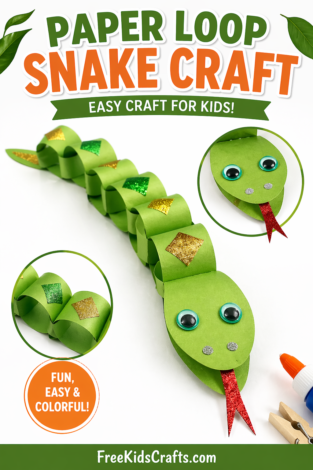 Paper Loop Snake Craft