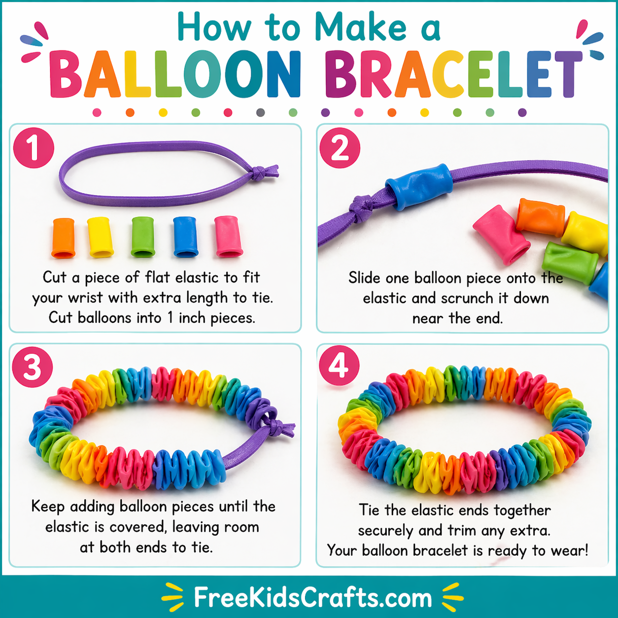 How to make a balloon bracelet