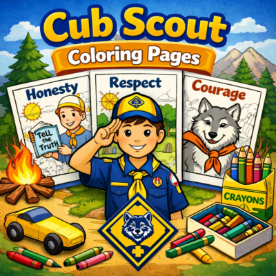 Cub Scout Coloring Pages
