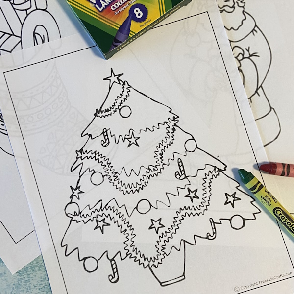 Lots of Christmas coloring pages