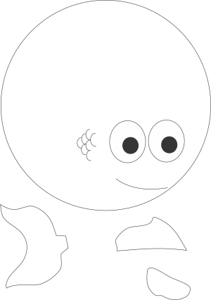 Goldfish printable craft for young children