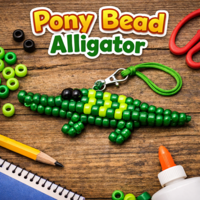 Pony Bead Alligator