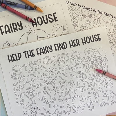 Fairy Puzzles to make quiet time fun.