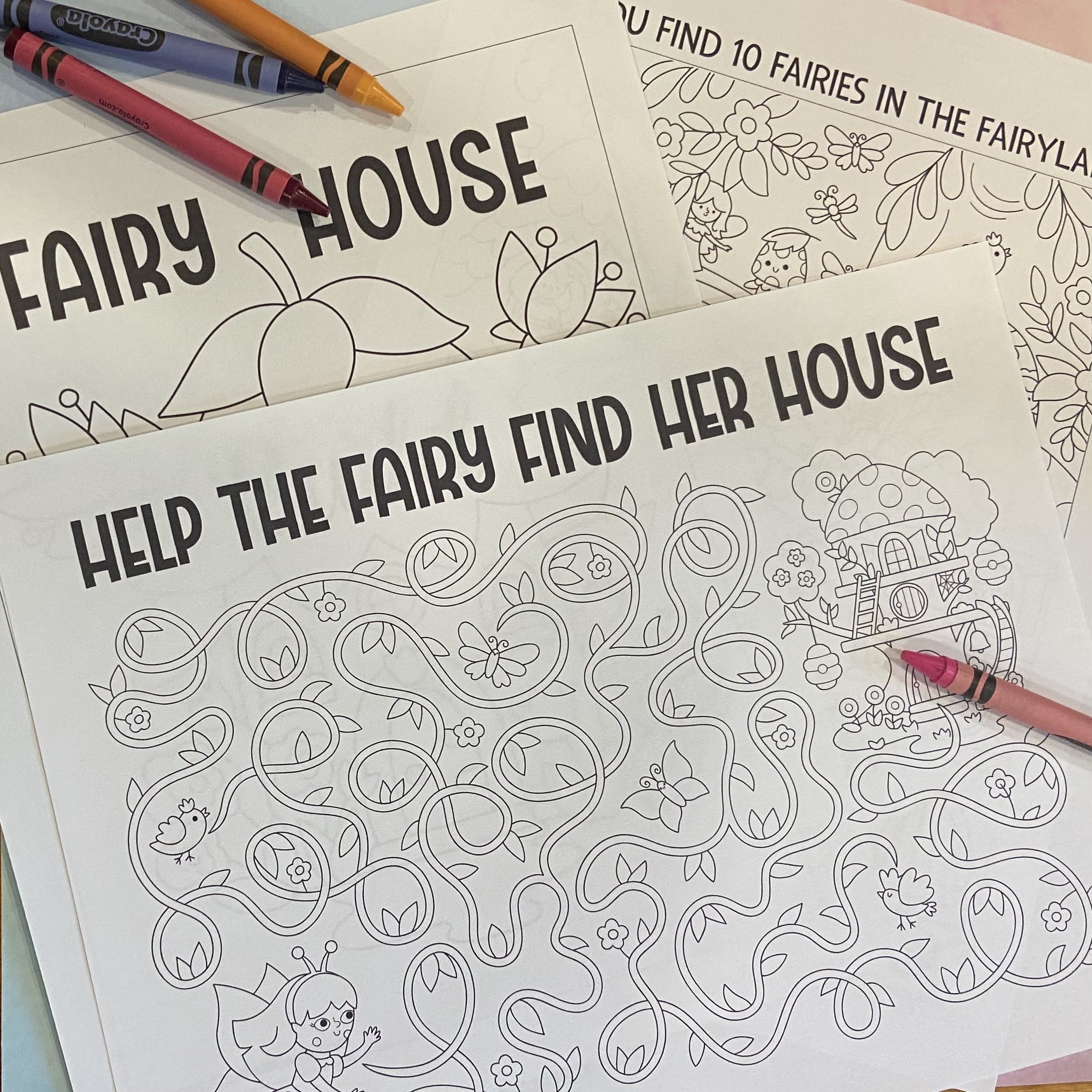 Fairy Puzzles to make quiet time fun.