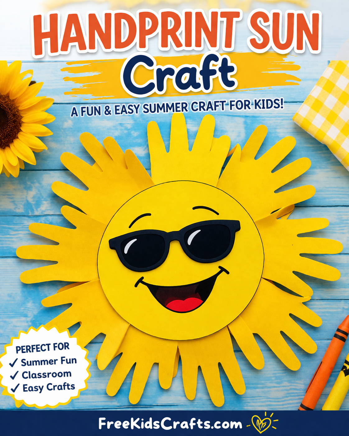 Handprint Sun Craft