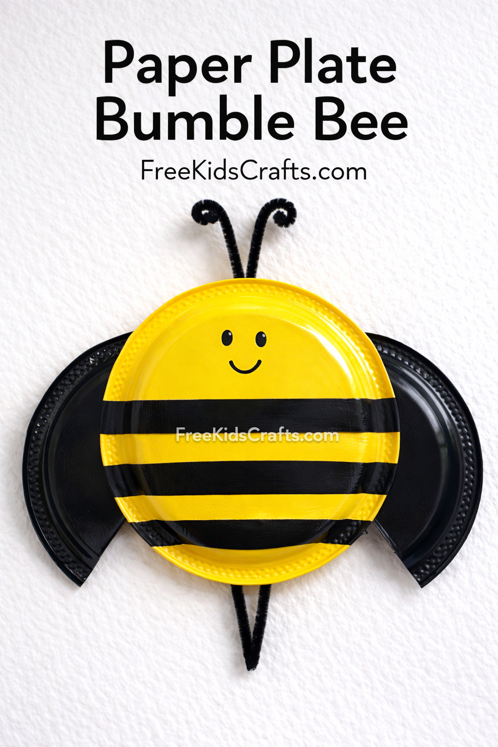 Paper Plate Bumble Bee