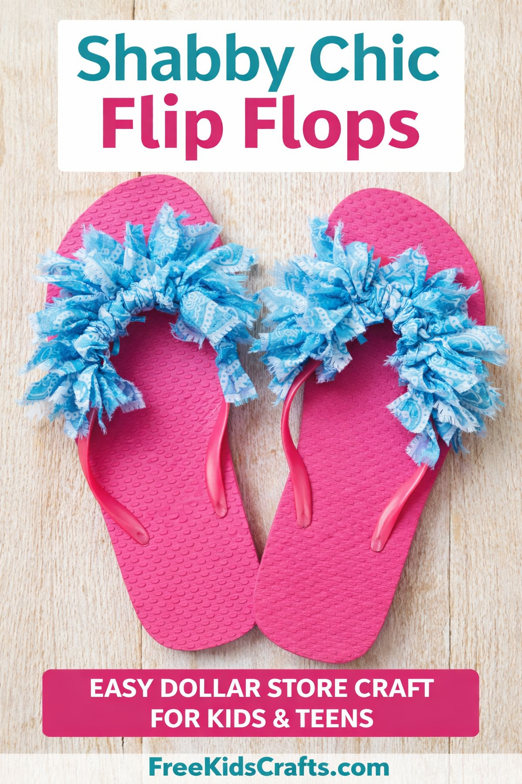 Shabby Chic Flip Flops