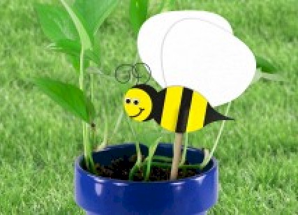 Fun Bee Plant Poke