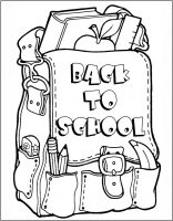 Back-To-School Coloring Page