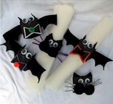 Bats and Cats Napkin Ring