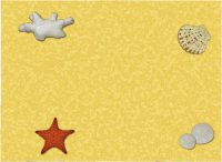 beach scene for handprint crab