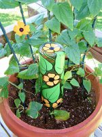 Recycled Wine Bottle Plant Waterer