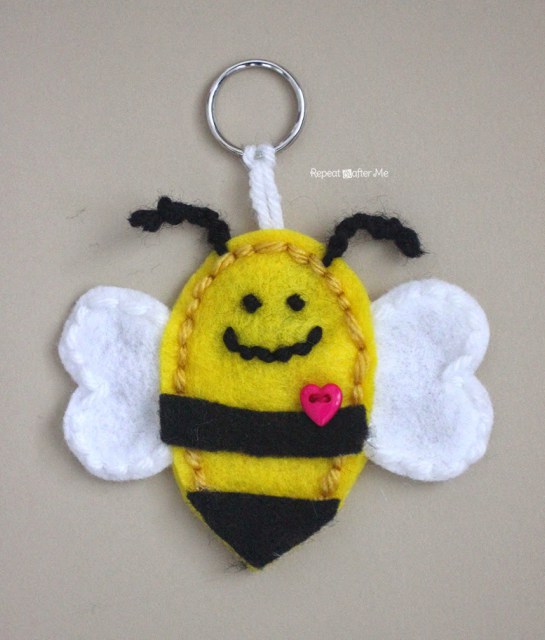 Fun Bumble Bee Key Chain