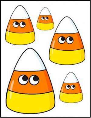 Candy Corn cut and paste craft