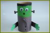 Cardboard Tube Frankenstein