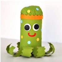 Cardboard Tube Octopus