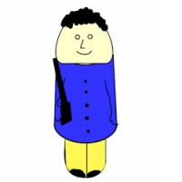 Cardboard Tube Soldier