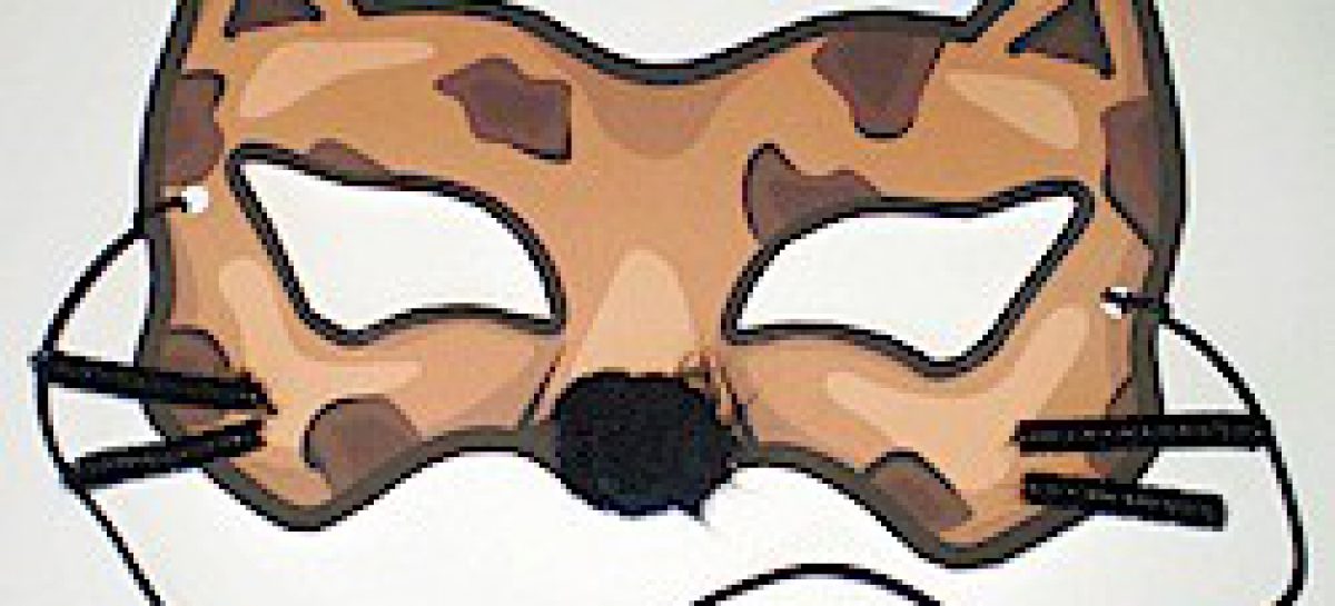 Printable Cheetah Mask | Free Kids Crafts