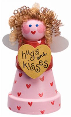 Clay Pot Valentine Fairy