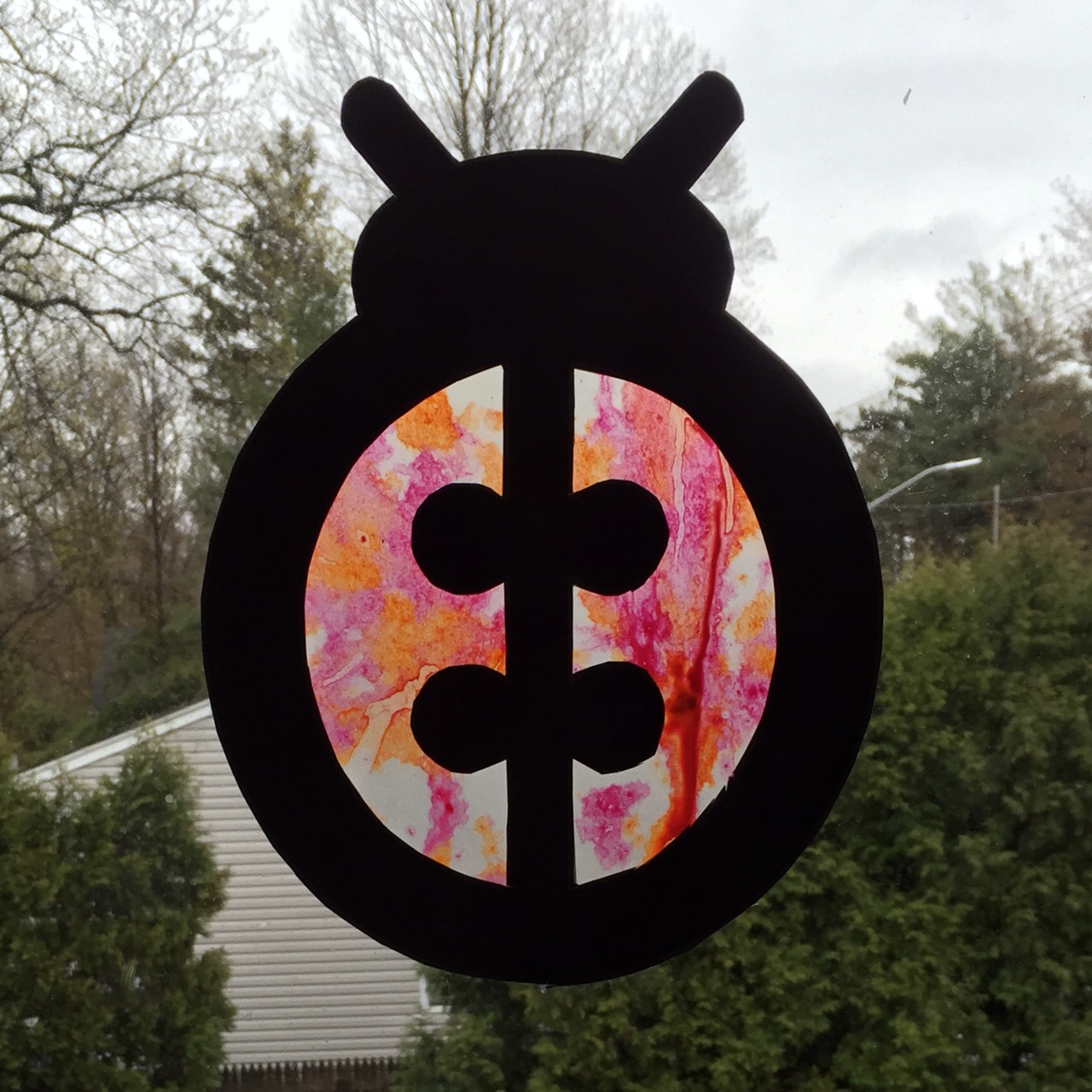 Crayon Ladybug with Pattern