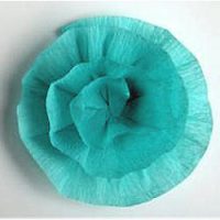 Crepe Streamer Flowers