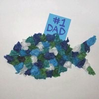 Tissue Paper Fish for Dad