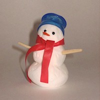 Snow Dough Snowman