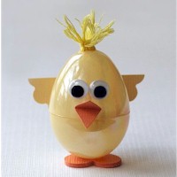 Plastic Easter Egg Chick
