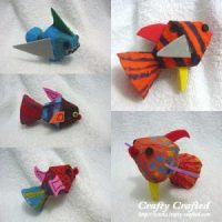 Recycled Egg Carton Fish Craft