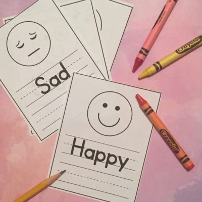 Children learn to recognize feelings with this worksheet.