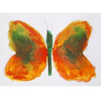 Food Coloring Butterflies