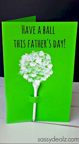 Golf Tee Father’s Day Card