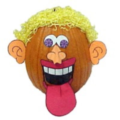 Cut and Paste Patterns to make a Goofy Pumpkin
