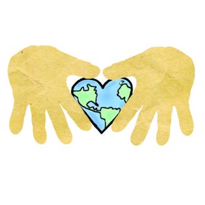 Handprint Love The Earth Craft